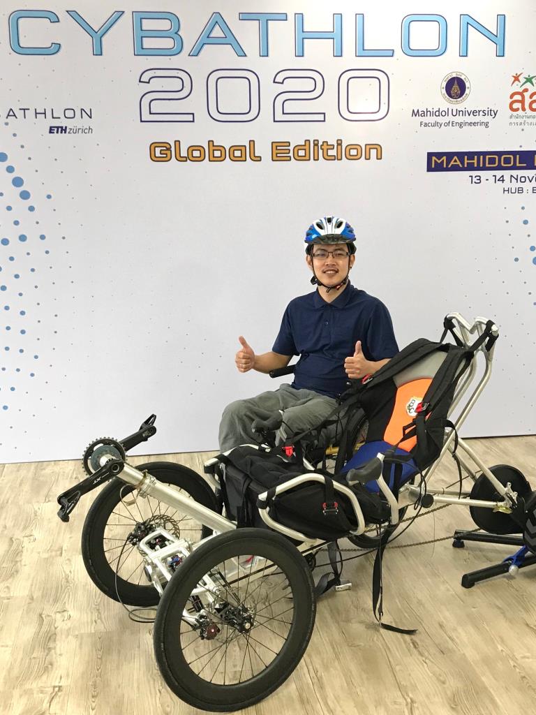 ทีมชาติไทย MAHIDOL BCILAB ออกแบบสร้างนวัตกรรมอุปกรณ์สำหรับ 2 หนุ่มผู้พิการ ลงชิงแชมป์โลกในการแข่งขัน ไซบาธอน 2020 (Cybathlon)
